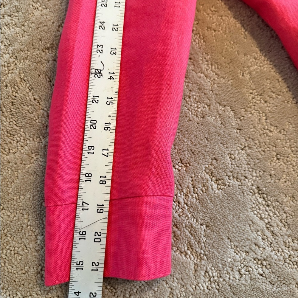 Talbot’s Pink Irish Linen Blazer Jacket Women’s 6P NWT Preppy Classic hot Pink - Picture 7 of 10